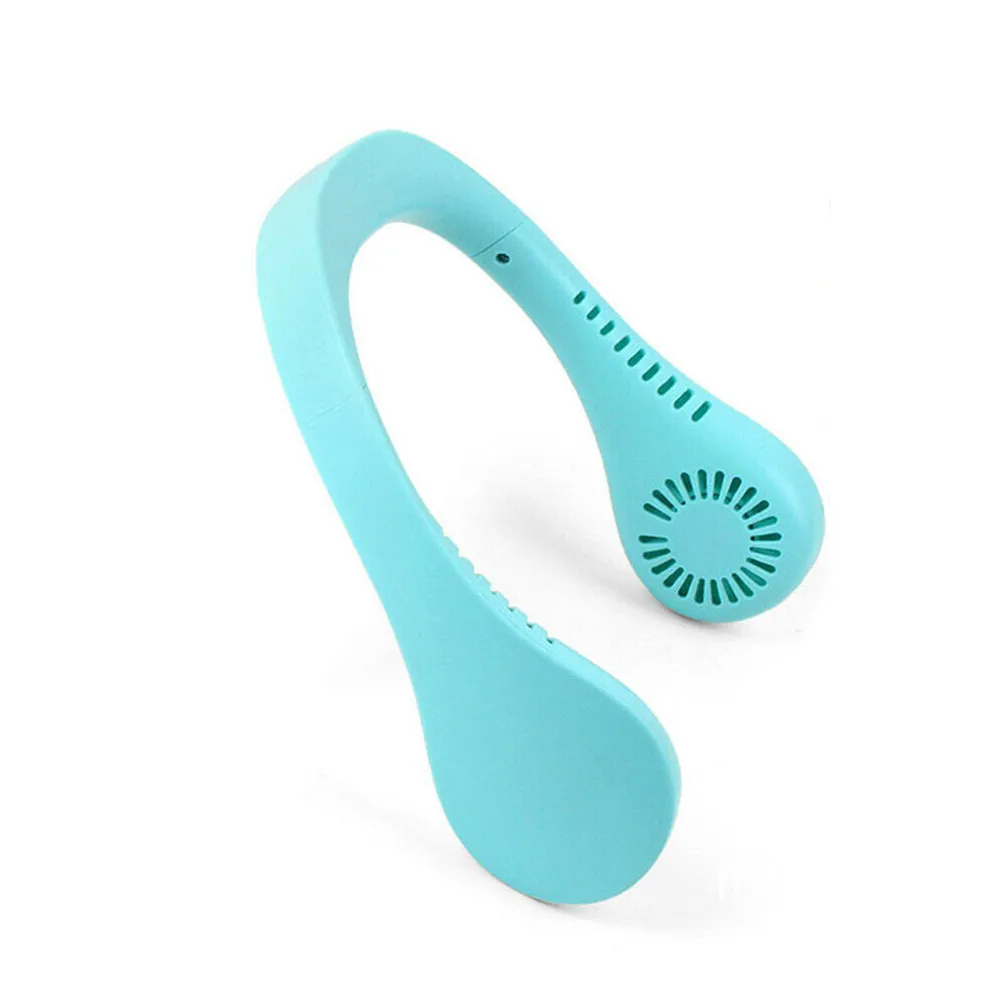 

USB Portable Hanging Neck Fan 2 in 1 Air Cooler Mini Electric Air Conditioner LAD-sale