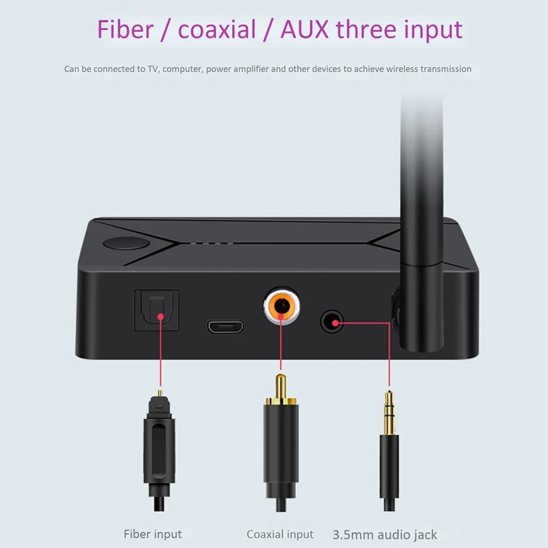 TX13 5 0 Bluetooth o передатчик волокна коаксиальный 3 мм три в одном цифро аналоговый