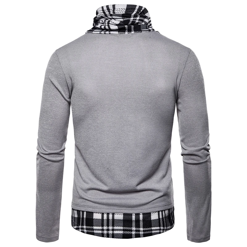 WENYUJH новинка 2019 мужской вязаный свитер Повседневная Лоскутная куртка