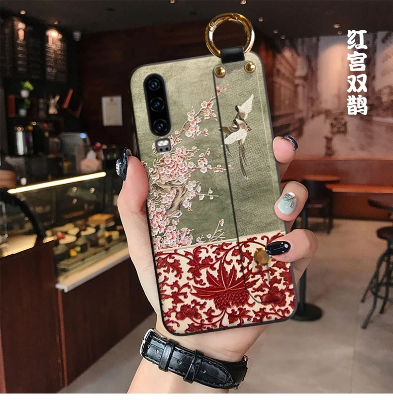 3D рельефный чехол для huawei Коврики 30 20 Pro Lite 20X P30 P20 Nova 5T 3e 3i Honor V30 20 9X 8X Max 7X 7C 10 Крышка наручный ремень Funda