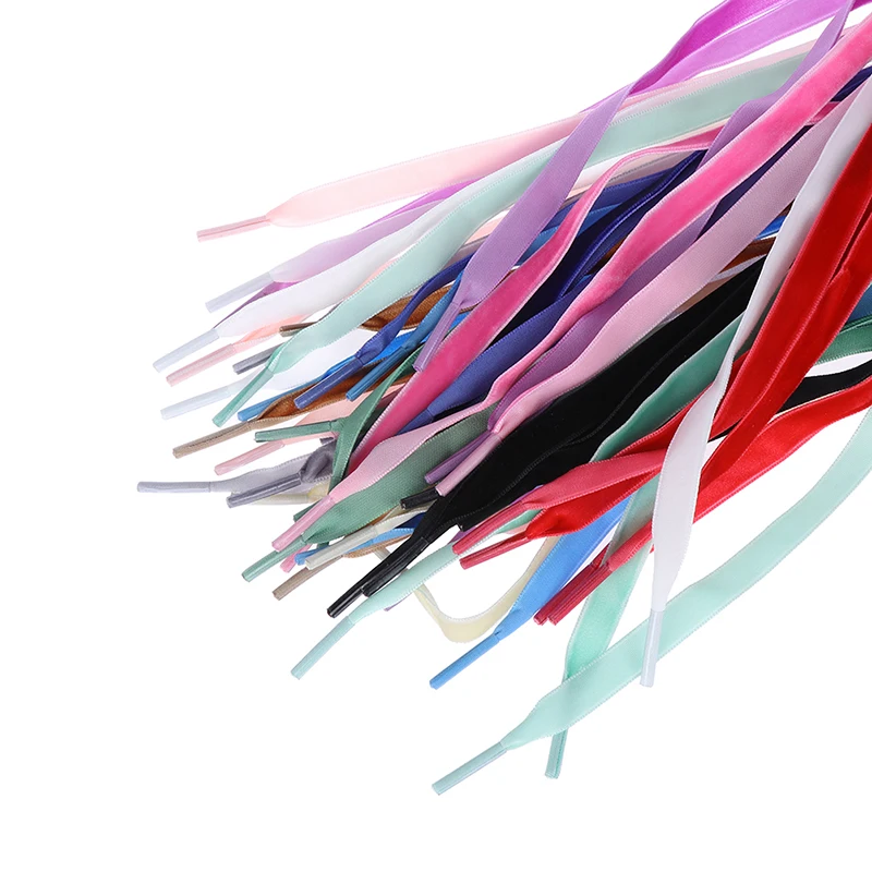 1 пара разных цветов 120 см модные бархатные шнурки с одной стороны спортивная