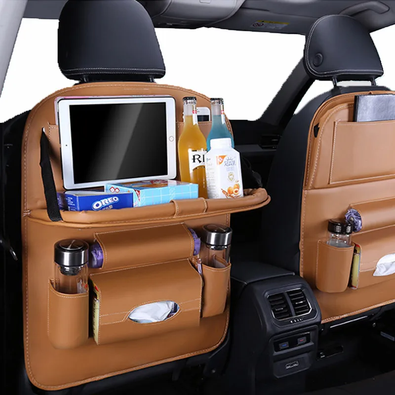 Органайзер на спинку сиденья автомобиля сумка из искусственной кожи для подушек