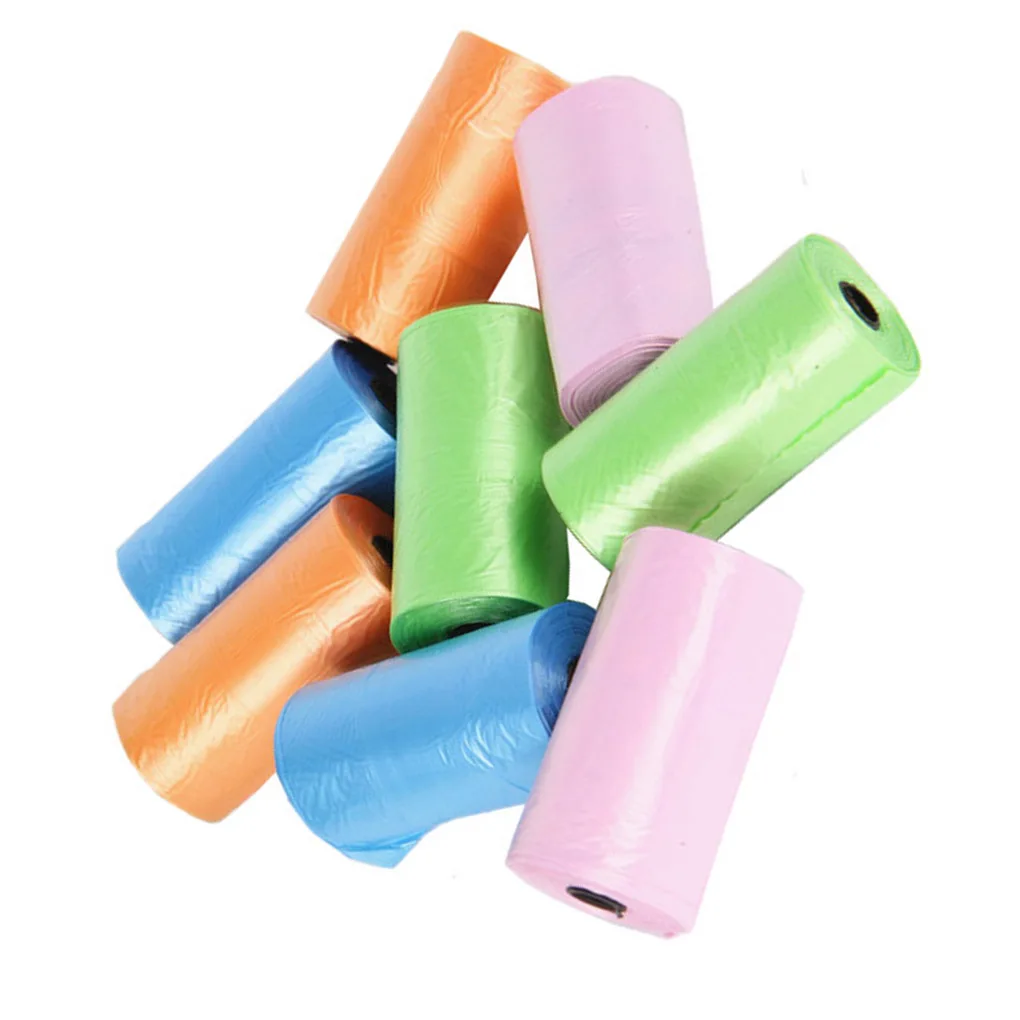 Портативный мешок для мусора одноразовый пластиковый детских подгузников