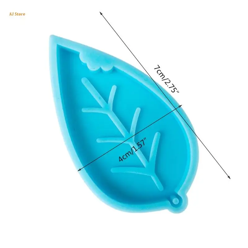 

Ant Leaf Earrings Epoxy Resin Mold Keychain Necklace Pendant Silicone Mould DIY Crafts Jewelry Casting Tools