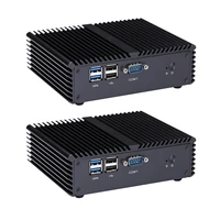 q450py industrial control mini computer i5 4200y 4 serial port rs232 lvds dual gigabit network card dual hdmi