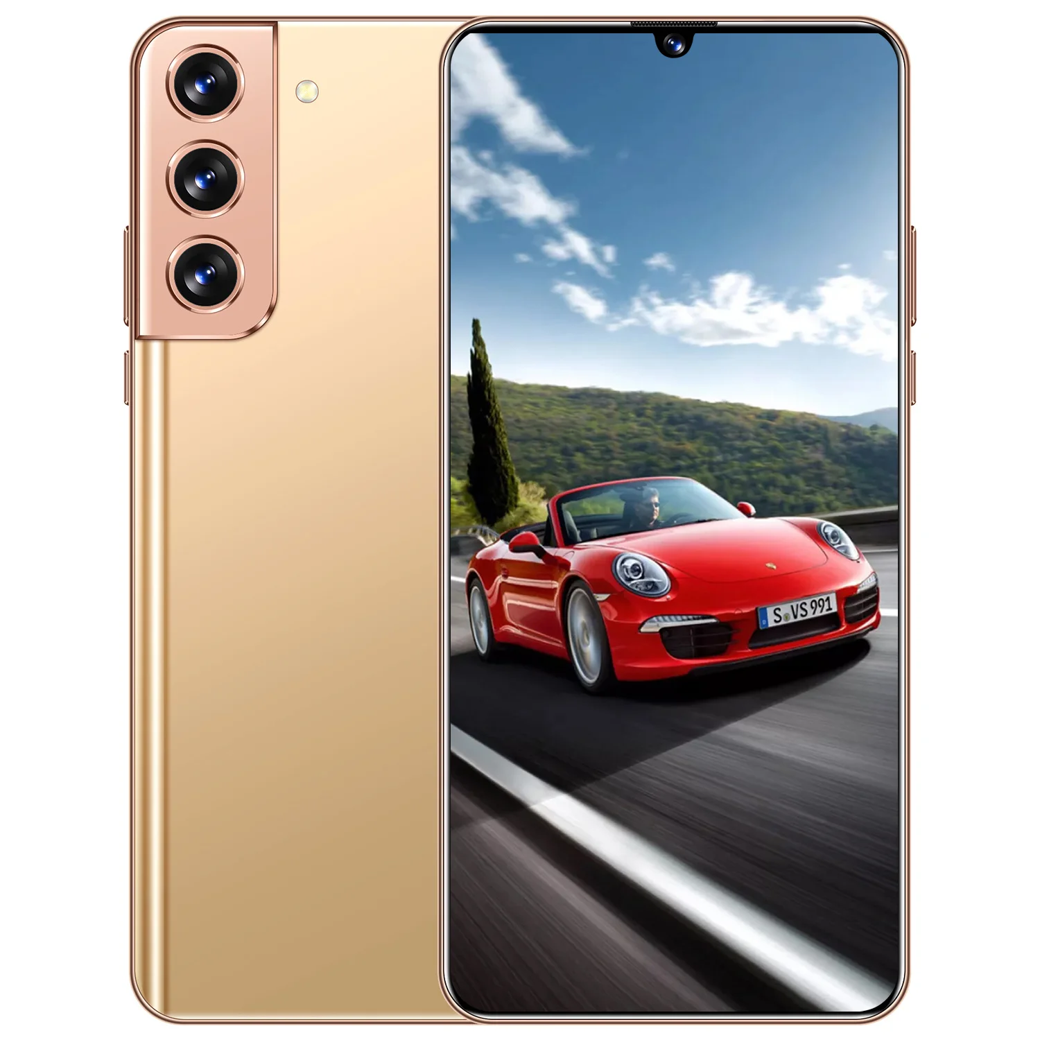 

S21+ 6.6 Inch Drop Screen 10 Core Face Fingerprint ID Smart Phone Global 5G Network 6000mAh Andriod Cellphone MTK6889 Celular