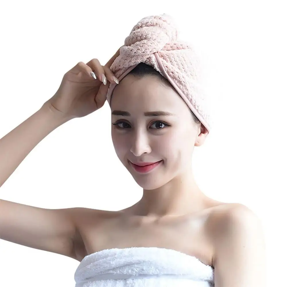 Сухая шапочка для волос быстросохнущее дамское полотенце из сверхтонкого