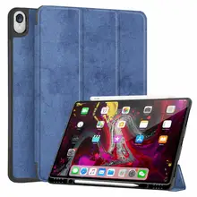 Чехол для iPad Pro 12,9 3rd выпуска модели A2014 A1895 A1876 карандаш держатель, тонкий защитный чехол-подставка для автоматического сна/пробуждения чехол Чехол для iPad Pro 12,9 3rd выпуска модели A2014 A1895 A1876 карандаш держатель, тонкий защитный чехол-подставка для автоматического сна/пробуждения чехол