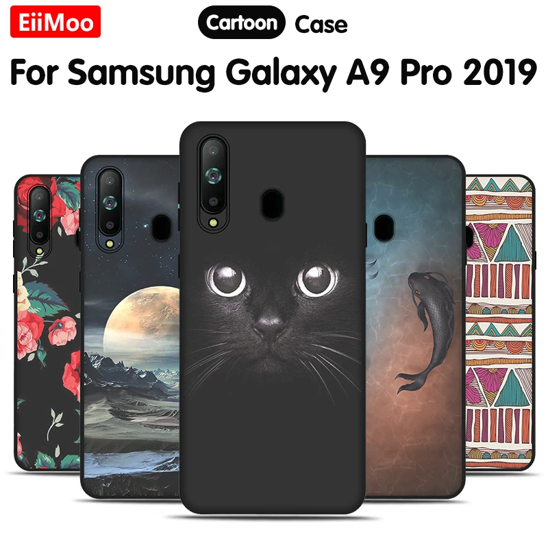 Силиконовый чехол EiiMoo для Samsung Galaxy A9 Pro 2019 G887N мягкий накладка с мультяшным