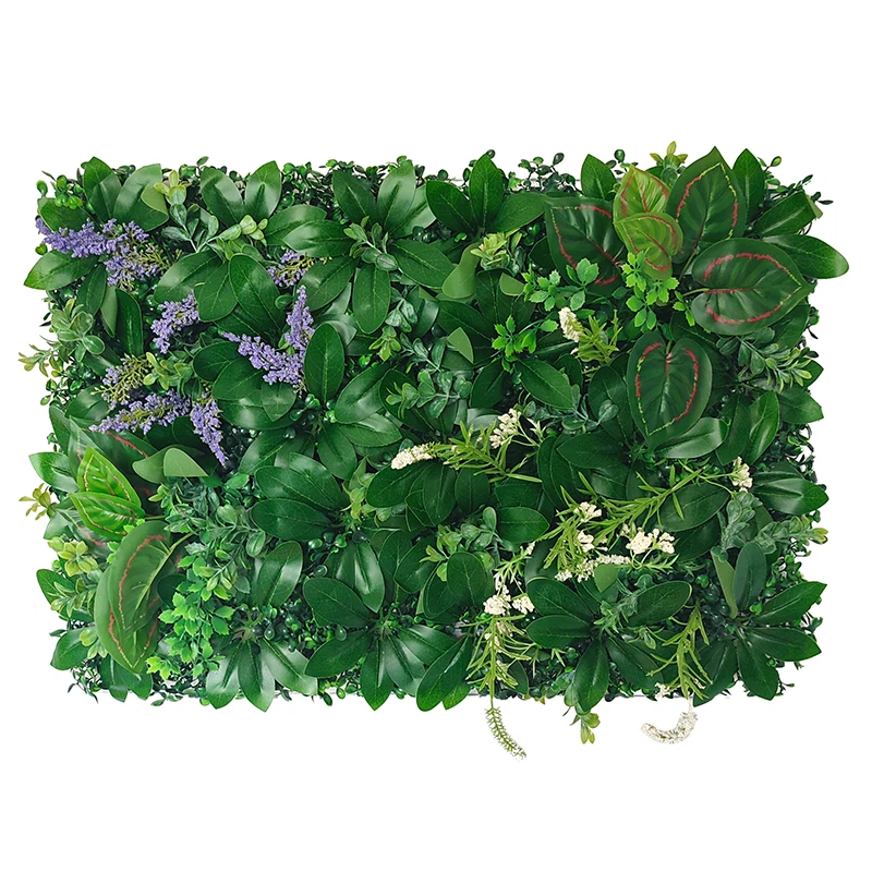 

1Pc Artificial Grass Mat Fake Lawn Plant Greenery Panel Carpet Privacy Wall Fence for Home Garden Hotel Wedding Backdrop Decor