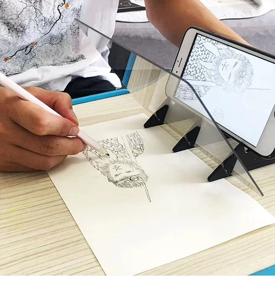 Painting-Toys Painting Copy Board Art Drawing Panel Tracing Board Copy Pad Kids Craft Board Child Mould Anime Sketch Art Tools