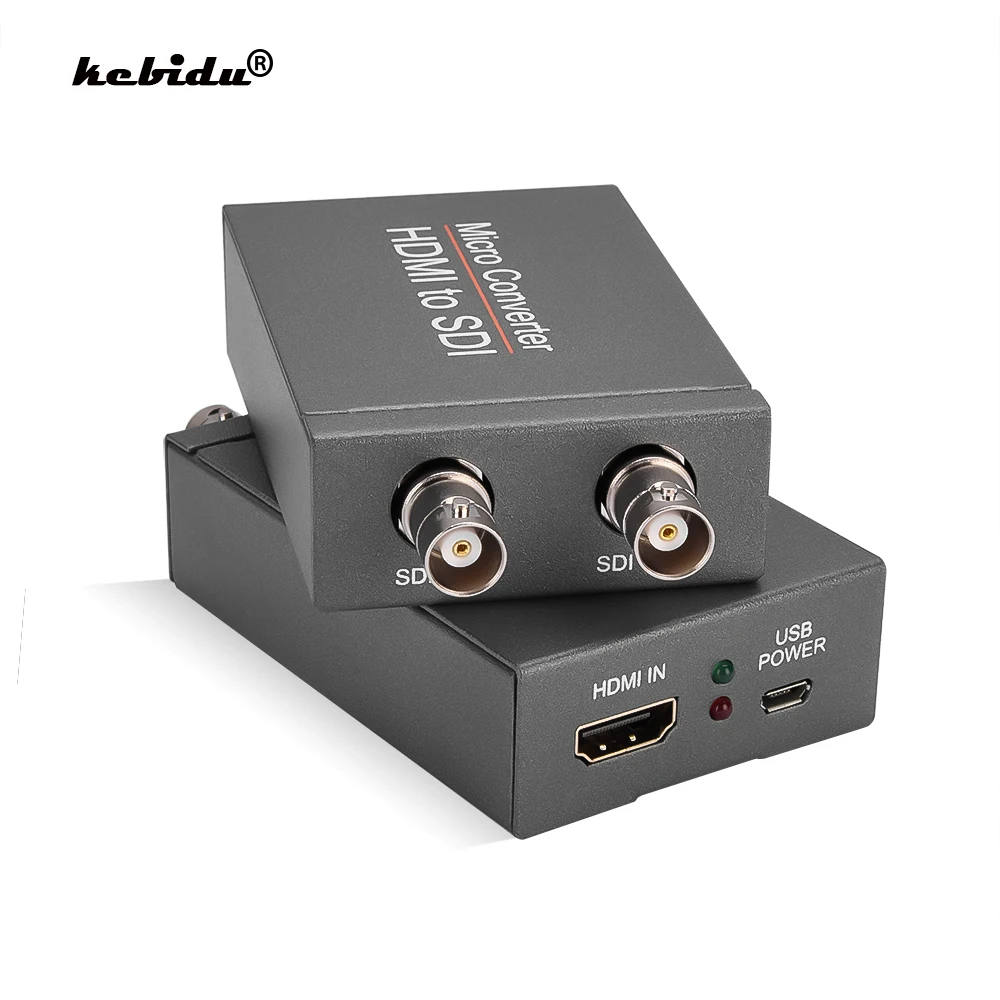 Преобразователь HD 3G SDI в HDMI совместимый адаптер * 2 дисплей 1080p с питанием от usb