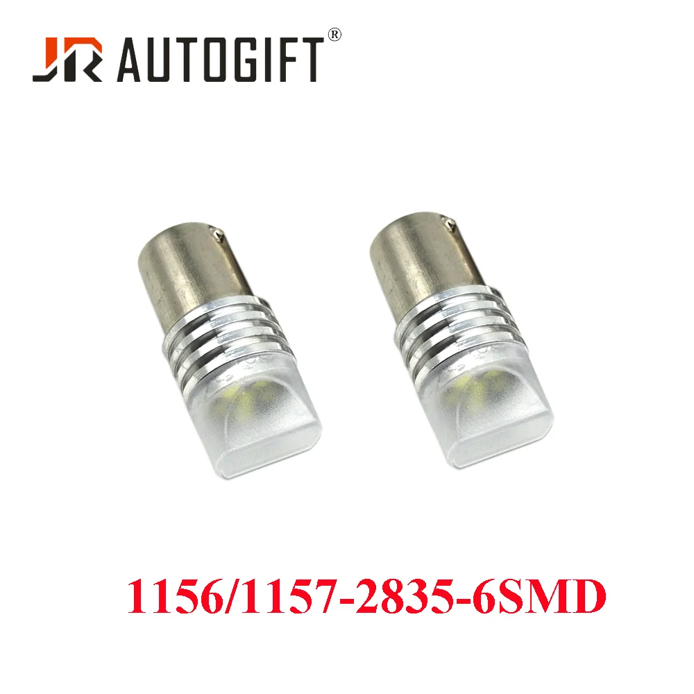 2 шт. Автомобильные светодиодные лампы BA15S 1156 2835 6SMD 1157 12 В | Автомобили и мотоциклы