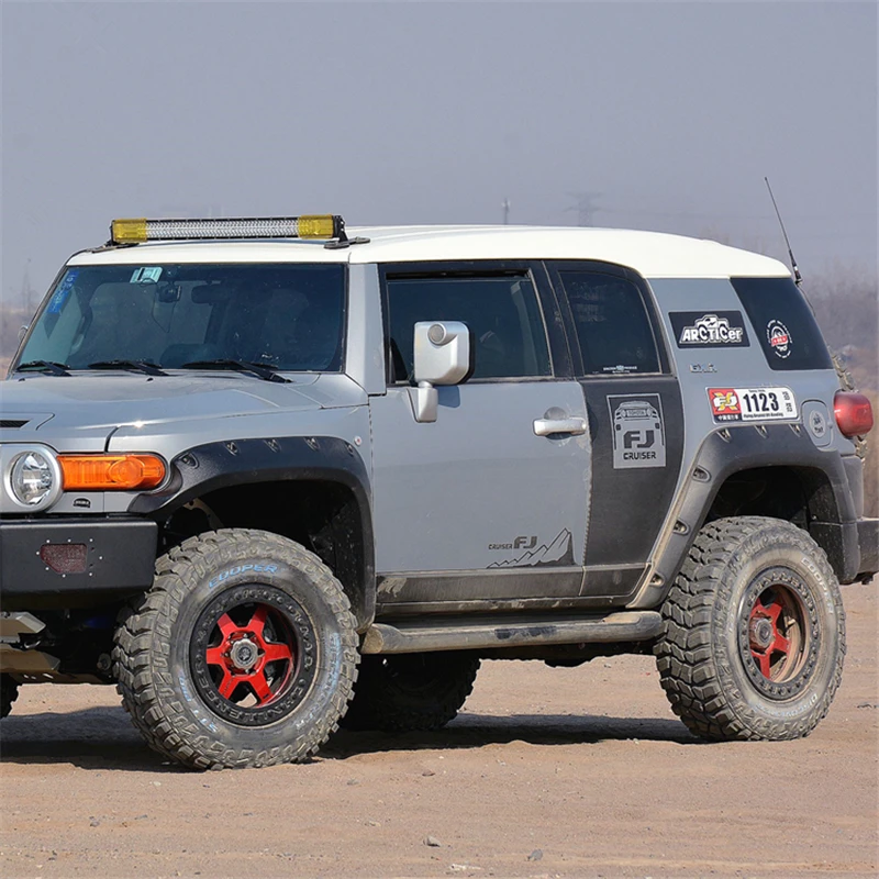 Подходит для Toyota FJ Cruiser Body kit fender 2007- год Воздухозаборники вентиляционные крышки автомобиля refitt широкий кузов аксессуары
