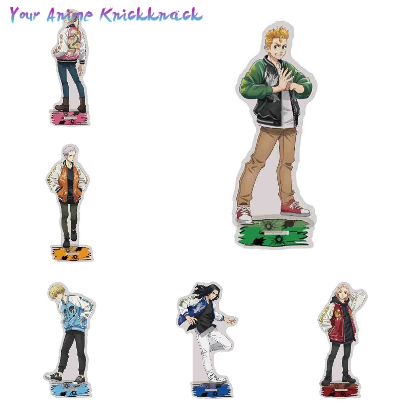 

Anime Figures Tokyo Revengers Acrylic Stand Model Plate Cosplay Desk Decor Standing Sign Ken Keychains for Fans Friends Gift
