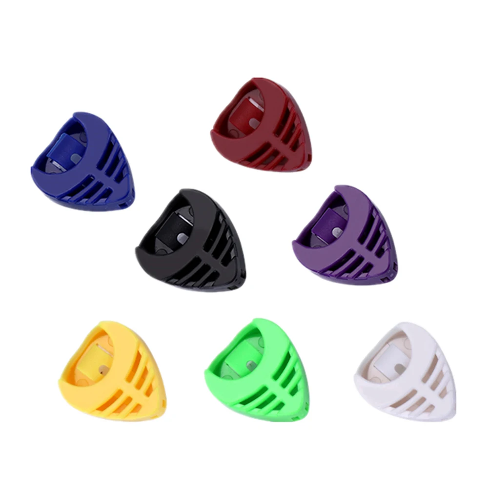 6 шт. пластиковый держатель для гитары в форме сердца аксессуары чехол коробка