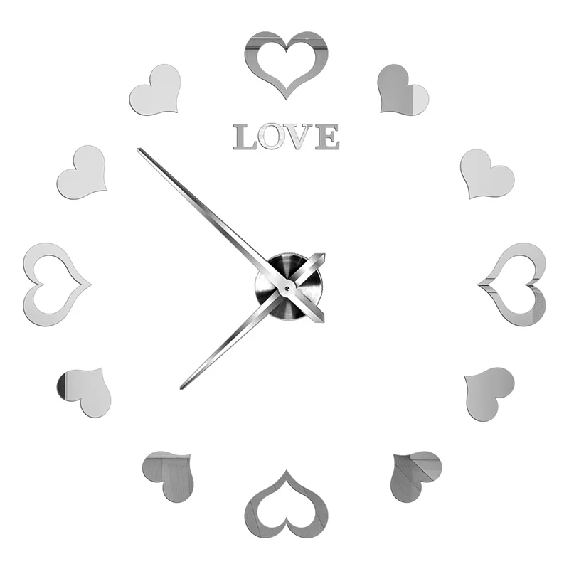 Модные 3d настенные часы кварцевые современные сделай сам для гостиной большие