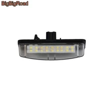 bigbigroad car license plate lights number frame light for toyota aurion camry xv40 20062011 ractis verso s space verso