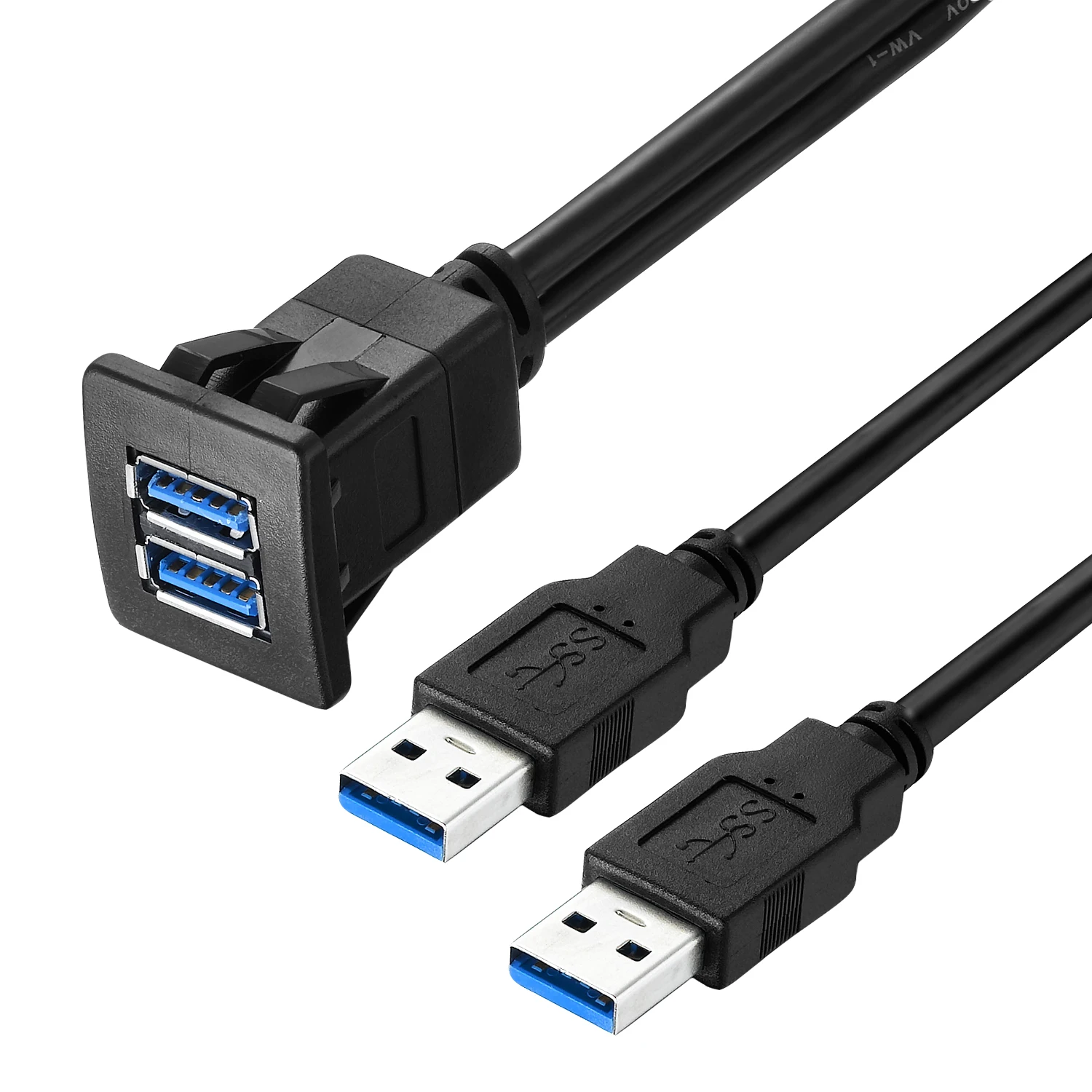 Lballist двойной USB2.0 USB3.0 мужчин и женщин панель скрытого монтажа приборной панели