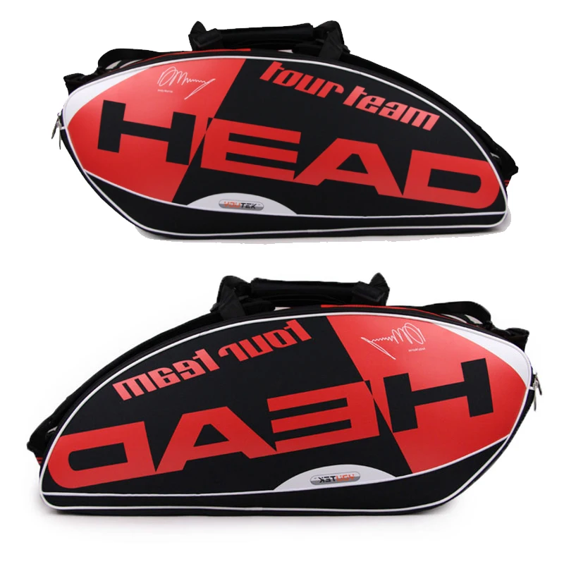 Профессиональная теннисная сумка HEAD вместительный спортивный рюкзак с одной