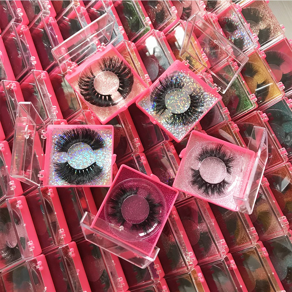 

Beauty Lashes Wholesale Magnetic Eyelash Extension 25mm Mink Lashes Fake Eyelashes Packaging Box Makeup Bulk 8D Lash Vendors