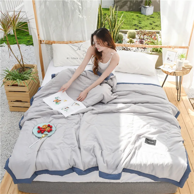 Летнее кондиционер одеяло для дивана кровать путешествие самолет s взрослых