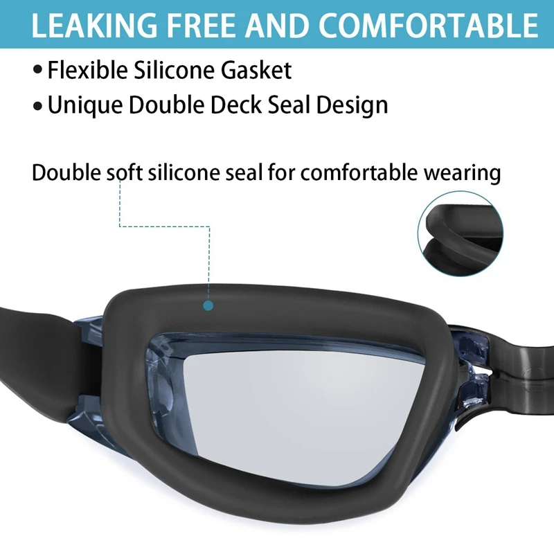 Горячие плавательные очки не протекающие анти противотуманные УФ Защитные для
