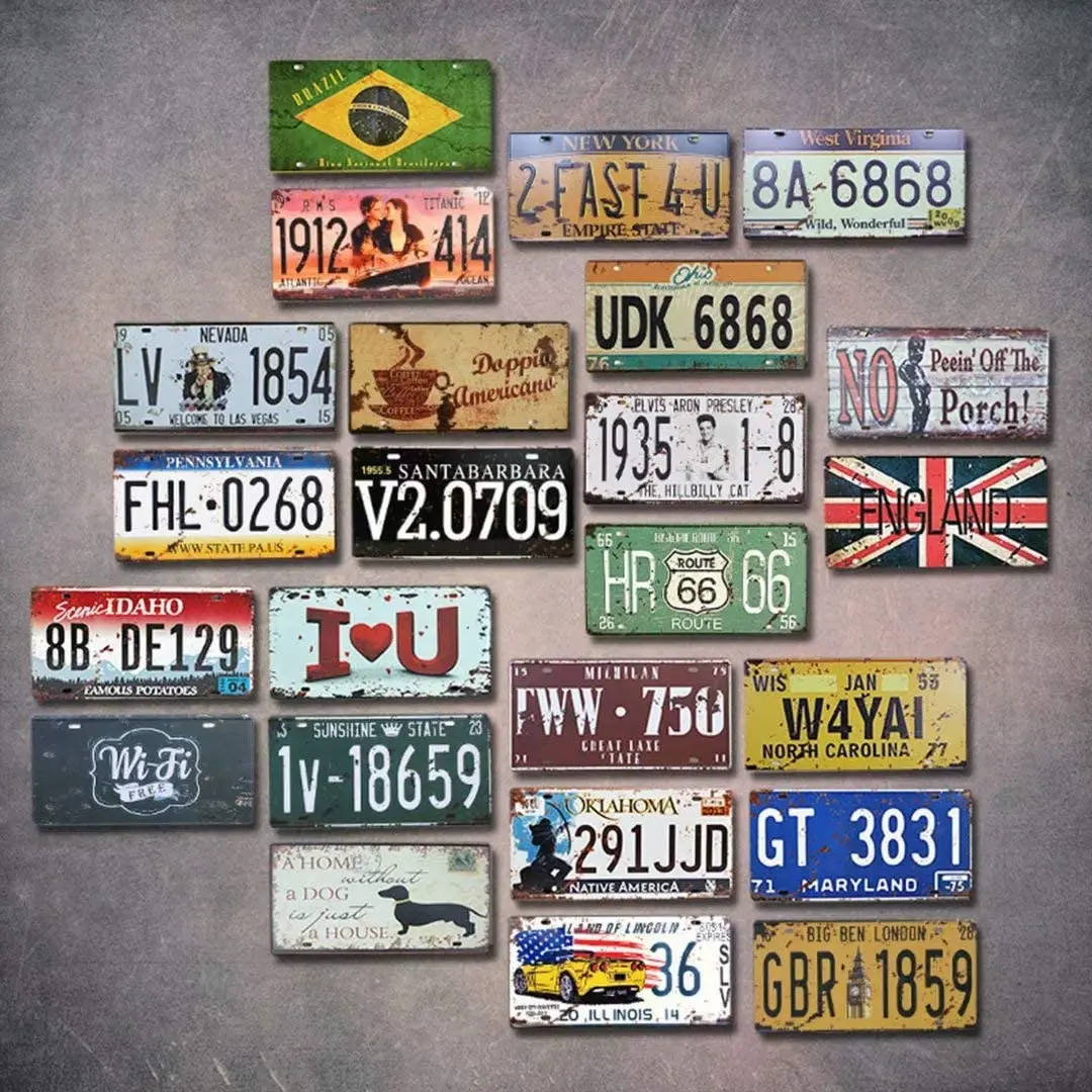 

Sign New Aluminum Metal Airportcode AXA Anguilla Sign Retro
