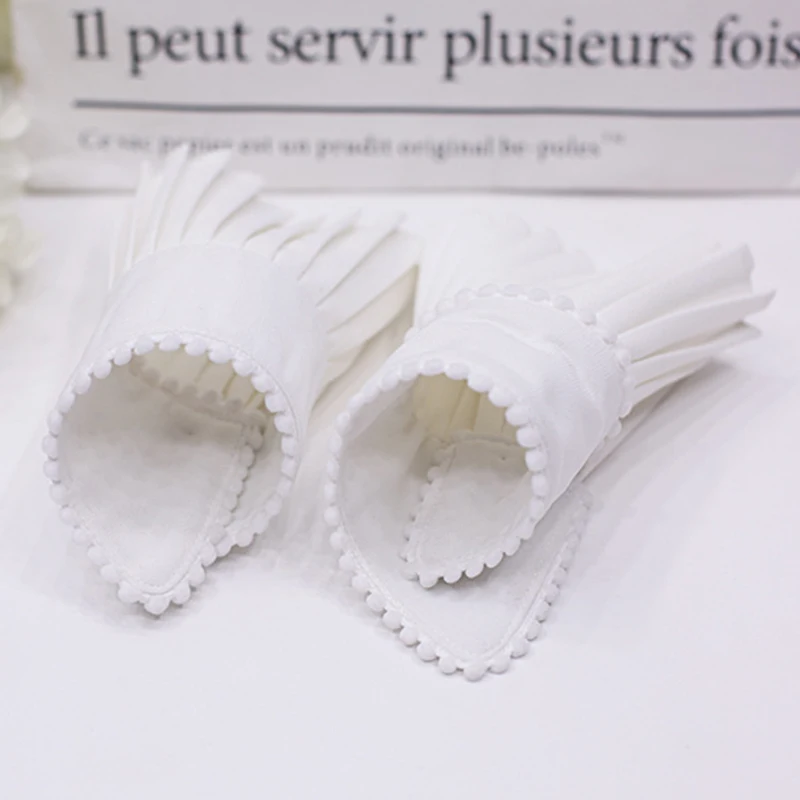 CHICEVER 2020 весенние модные женские перчатки с бусинами плиссированные оборки белые