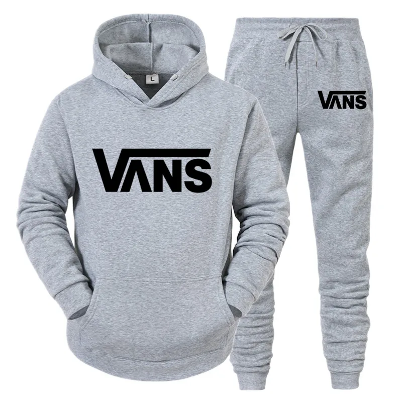 

New Men Hoodies Suit Tracksuit Sweatshirt Suit Fleece Hoodie+Sweat pants Jogging Homme Pullover 3XL Sporting Suit Male