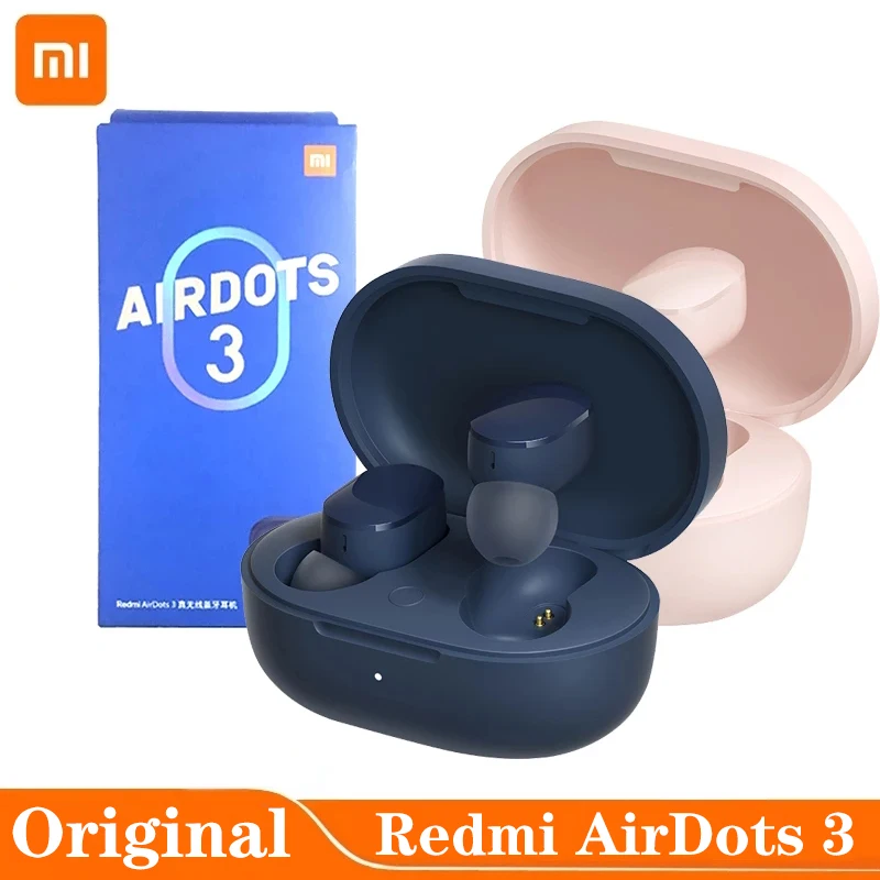 

Original Xiaomi Redmi AirDots 3 Noise Cancel TWS Wireless Bluetooth Earphone AptX Adaptive Stereo Bass With Mic Earbuds Air2 SE