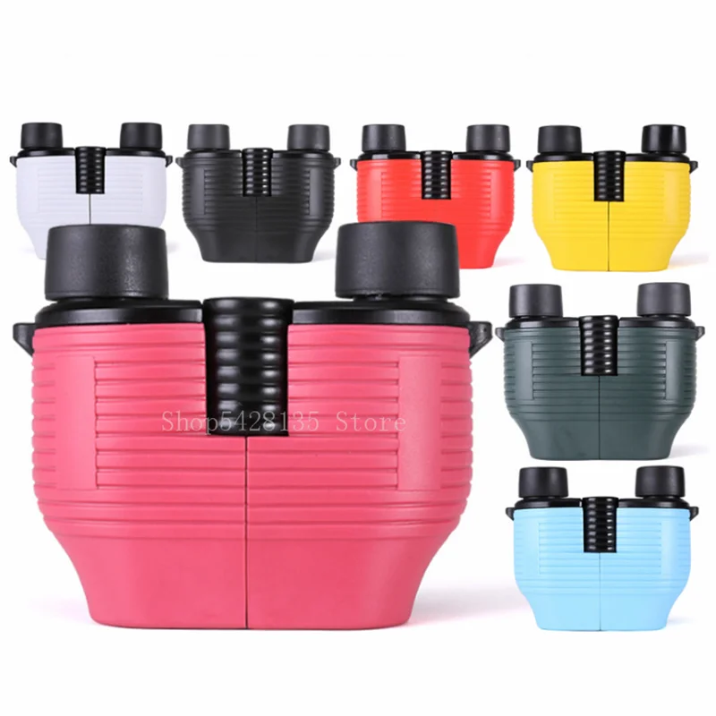 

10X25 Folding Binoculars Pocket Telescope Opera Glasses For Hunting Travel Hiking Gift For Child Boy Girls