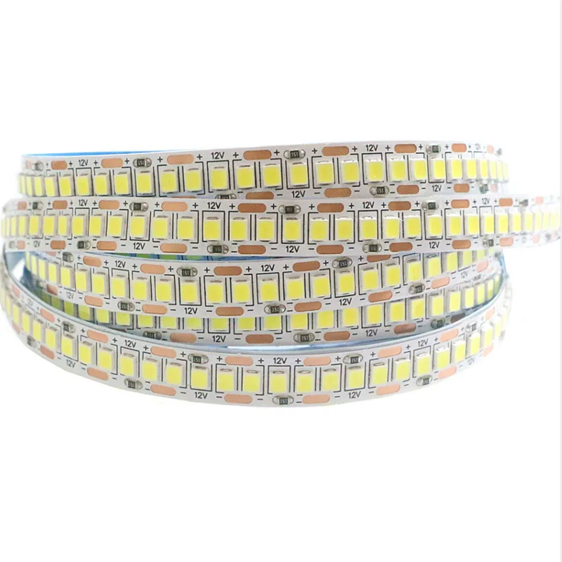 

LED Strip SMD 2835 DC 12V 24V Flexible LED Light Tape Waterproof 60 120 180 240 LEDs/m Warm White RGB LED Strip Lights 5M/lot
