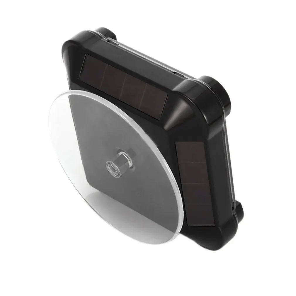 Вращающаяся витрина на солнечной батарее вращающаяся 360 Градусов Подставка