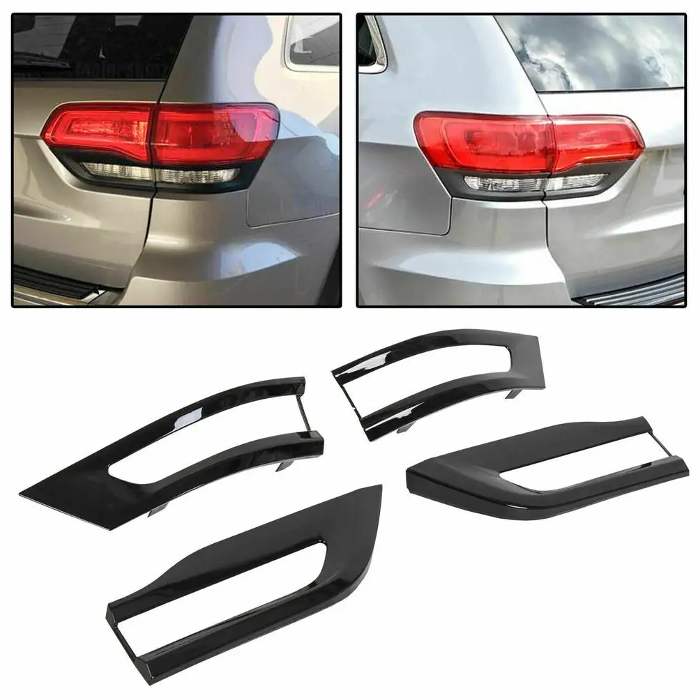

Car Tail light Trim For Jeep Grand Cherokee Car Rear Lights Cover Tail Light Trim Sticker Front headlight headlamp trims sticker