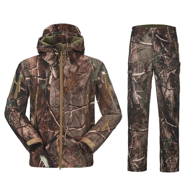 Тактическая мужская одежда TAD мягкая кожа акулы Женская водонепроницаемая