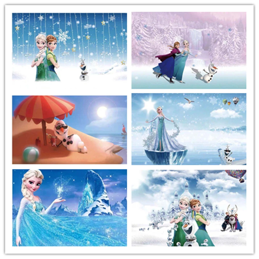 

Алмазная 5D картина «сделай сам» из мультфильмов Диснея, «Холодное сердце», принцесса, Эльза, Анна, вышивка крестиком, полноформатная Алмазн...