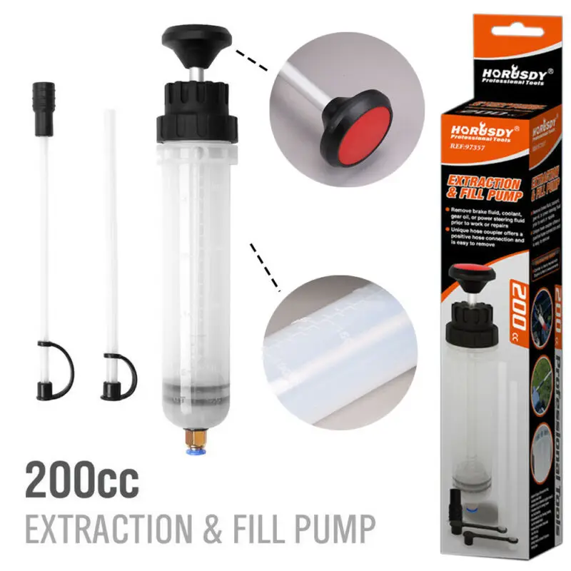 200 мл жидкости Extractor насос всасывающая масло вакуумного переноса ручной шприц