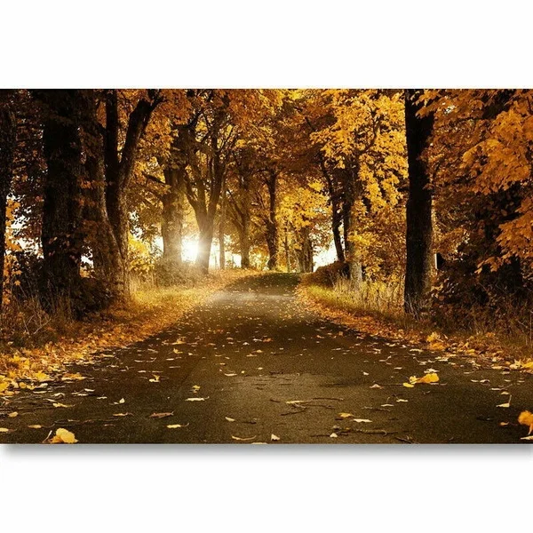 

New Vintage Retro Metal Tin Sign Natural Scenery Autumn Forest Home Bar Club Kitchen Restaurant Wall Art Decor