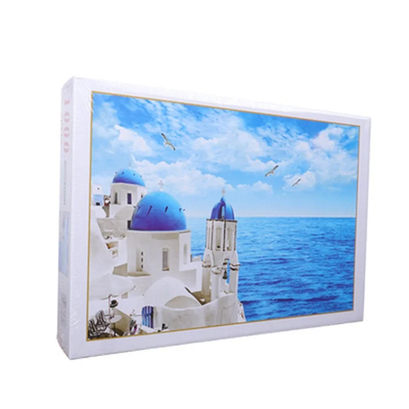 Child Adult Puzzle Educational Toy Aegean Scene Style Plane Puzzles 1000PCS | Игрушки и хобби