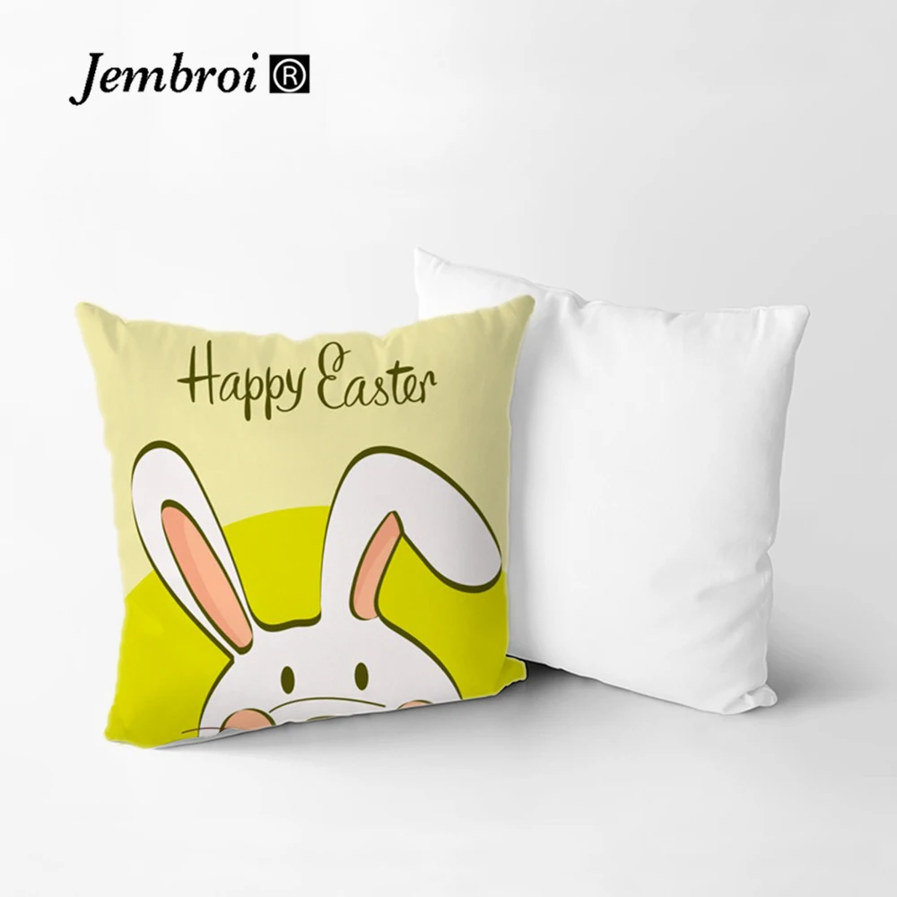 Милый мультяшный Пасхальный кролик яйца декоративные подушки Наволочки подушка