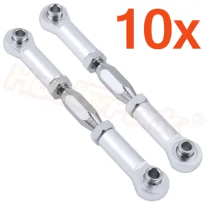 10 пар HSP 110 обновленные детали 106017 106617 передний задний сервопривод алюминиевое рулевое соединение для радиоуправляемого автомобиля Багги оголовье 94106