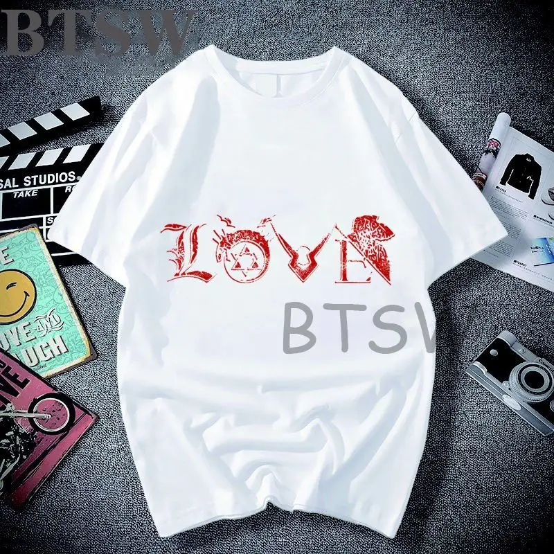 Смертная записка любовь мужские Открытая Летняя обувь Свободные Футболка