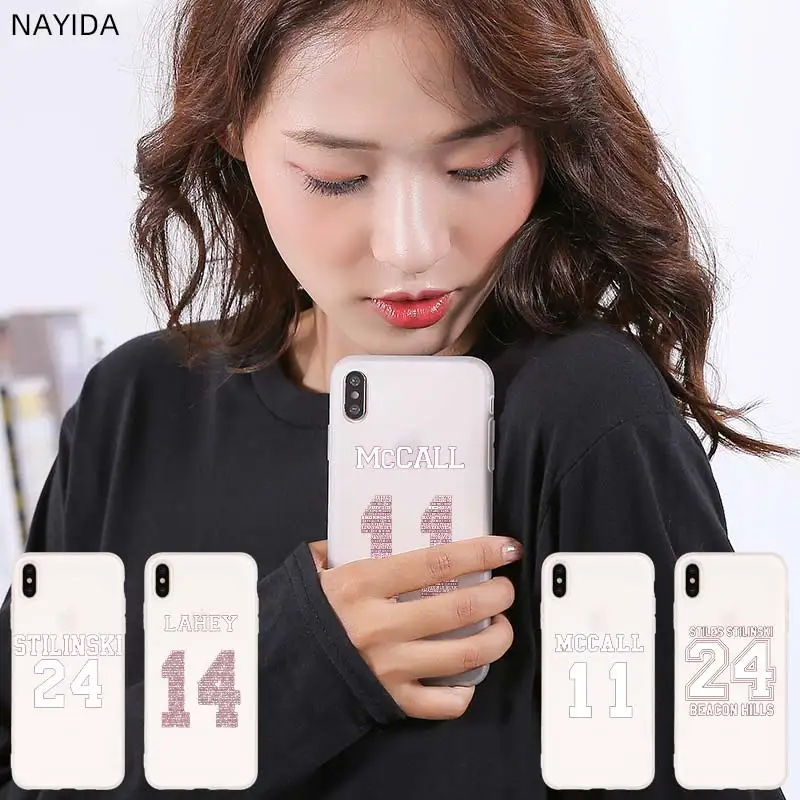 

Soft Silicone Case For iPhone 13 12 Mini 11 Pro XS Max XR X 8 7 6 Plus SE S scratch proof teen wolf Stilinski 24 Lahey 11 Fundas