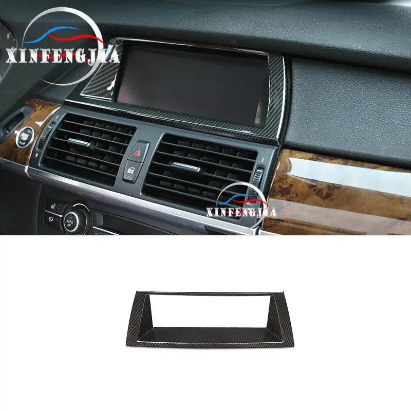 Для BMW X6 X5 E70 E71 07 13 цвет углеродного волокна модифицированный декор для автомобиля