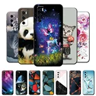 Чехол-накладка для Vivo V20 SE, силиконовый мягкий ТПУ чехол 6,44 дюйма с мультипликационным геометрическим узором, защитный чехол-бампер