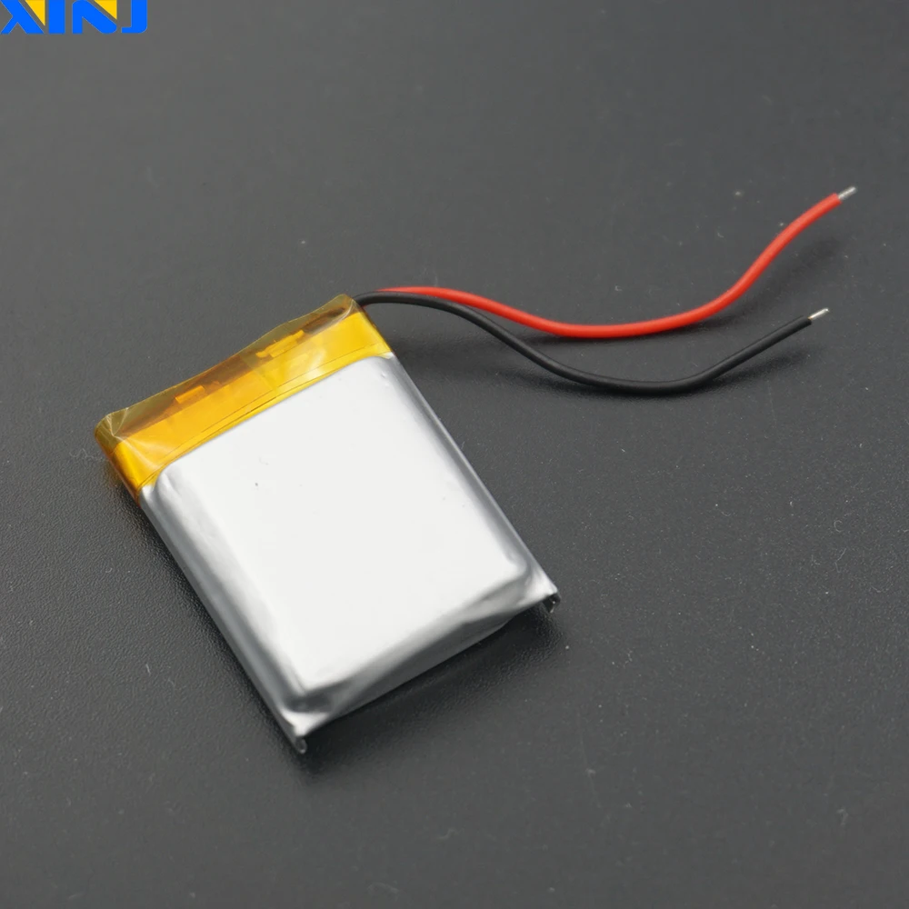 XINJ 3,7 V 300mAh LiPo литиевая полимерная аккумуляторная батарея Li po 702025 для DIY gps Sat Nav Автомобильная камера dvc DVR рекордер вождения