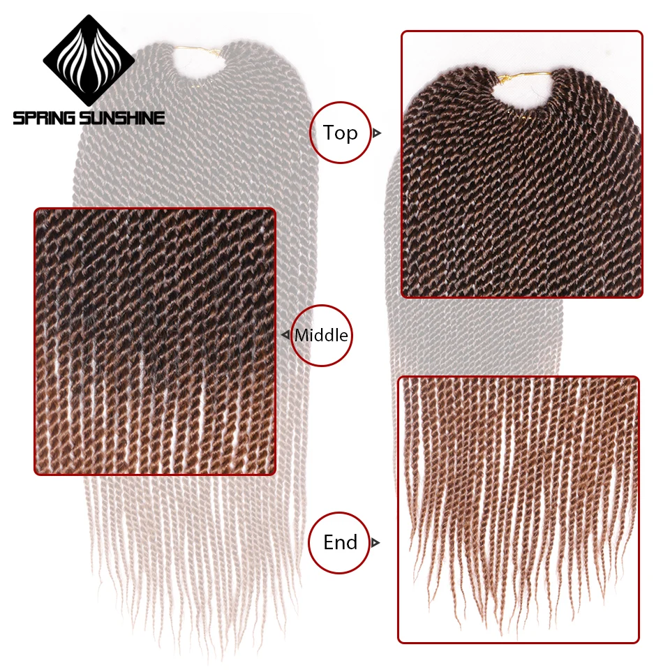 Косички из сенегальского плетеного крючком 14 18 дюймов| |