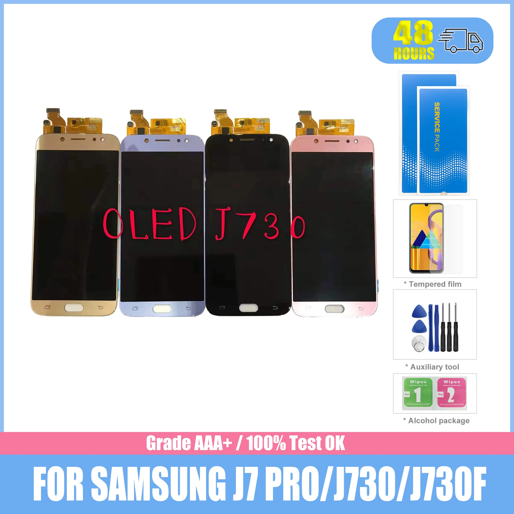 

ЖК-дисплей 5,5 дюйма для Samsung Galaxy J7 Pro 2017, сенсорный дигитайзер в сборе для Samsung J730, J730FM/DS, J730F/DS, J730GM