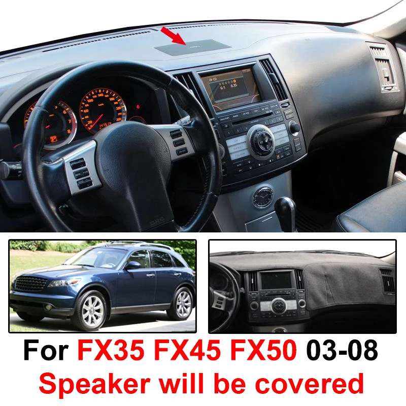 Чехол Xukey для приборной панели Infiniti FX35 FX45 FX50 2003 2004 2005 2006 2007 2008 |
